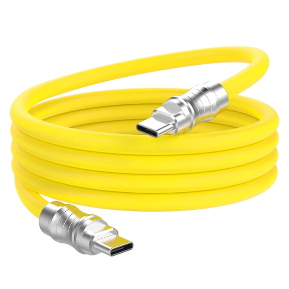 Kanstar 5' USB-C to USB-C Cable, Yellow