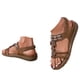 thumbnail image 3 of Bmisegm 2024 Bohemian Flower Rhinestone Women's Sandals Round Toe Casual Plus Size Women's Shoes Travel Beach Sandals Womens Sandals Summer Coffee 8, 3 of 9