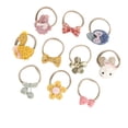 thumbnail image 5 of JYYYBF 10Pcs Baby Girl Headbands and Hair Bows, Stretchy Nylon Hairbands for Newborn, Infant, Toddlers, 5 of 5