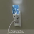 thumbnail image 5 of Cauagu Hibiscus Flowers Calm Water Print LED Nightlight,0.5W Night Lights Plug into Wall 1 Pack with Dusk-to-Dawn Light Sensor Soft Glow Lamp for Bathroom Adult Hallway-UK, 5 of 7