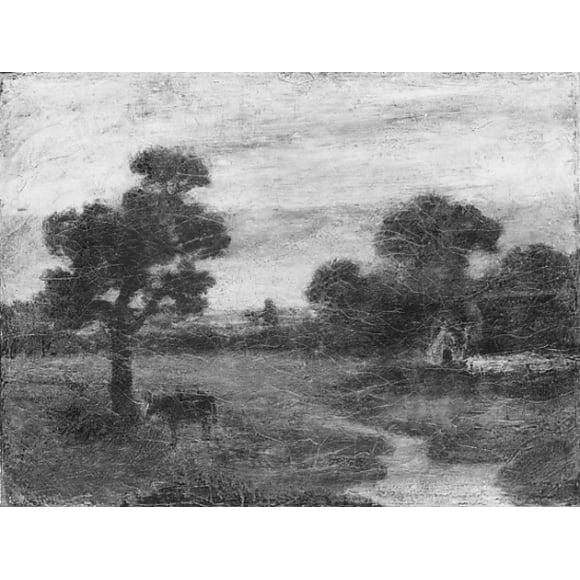 Pasture at Evening Poster Print (18 x 24)