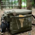 thumbnail image 5 of Bolsa para equipo de acampada al aire libre, bolsa de gran capacidad para artículos diversos, caja de almacenamiento de cocina anticolisión de tela Oxford, bolsa de almacenamiento de viaje, 5 of 5