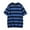 Blue, variant on Icvfdpl Workout Shirts For Men Striped Daily Home Casual Short Sleeved Classic Mens T-Shirts 2Xl