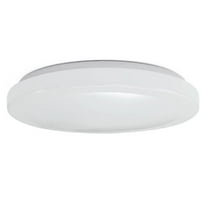 FEIT Electric 13 in. H x 13 in. W x 3.8 in. L White LED Ceiling Light Fixture