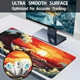 thumbnail image 5 of Large Gaming Mouse Pad for Desk,Ocean Waves at Sunset Desk Mat for Desktop,Rough Ocean Waves Desk Pad, Extended Big Computer Keyboard Mouse Pad with Non-Slip Base Stitched Edges 31.5"x11.8", 5 of 5