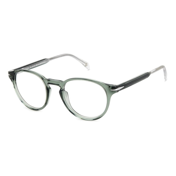 David Beckham DB 1122 01ED00 48mm Round Eyeglasses Men's Green