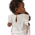thumbnail image 4 of Modern Moments by Gerber Baby Girl Organic Flutter Sleeve Top, Sizes 0/3 Months - 24 Months, 4 of 11