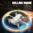 thumbnail image 4 of Drone Stunt With Dazzling Lights Rolling And Rotating Intelligent Height Control For Children's Remote-controlled Aircraft Travel Essentials Clearance Items Clearance Sales Today Deals Prime, 4 of 8