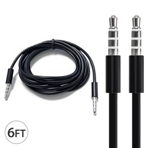 Male to Male 3.5mm Universal Aux Audio Stereo Cable Cord for Car Samsung Android 