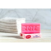 Zote Pink Laundry Bar Soap, Hand & Machine Wash, All Ages, Gentle & Long-Lasting, Laundry Detergent, Bar Cleanser with Sodium Tallowate, 14.1 oz