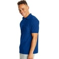 thumbnail image 2 of Hanes EcoSmart Men's Pocket Polo Shirt, 2-Pack Deep Royal 2XL, 2 of 3