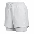 thumbnail image 3 of Short con Biker Deportivo Wilson para Mujer Muse Color Gris Claro Talla CH, 3 of 4