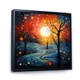 thumbnail image 2 of Designart "Colorful Meditation Transcendence Painting Dot II" Abstract Floater Framed Wall Art Print, 2 of 7