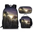 thumbnail image 1 of Skibidi Toilet Student Backpack Children'S Meal Bag Pencil Bag Three-Piece Backpack, 1 of 2