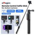 thumbnail image 4 of Remote Control Selfie Stick, Lightweight Bluetooth Rechargeable Selfie Stick with Waterproof Remote Control for Underwater Photography, Action Camera & Smartphone, 4 of 8