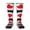 2 Black-2, variant on Women's Knee High Socks Canada Gay Pride Flag Outdoor Casual Tube Socks
