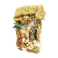thumbnail image 1 of Figuritas de Natividad, lámpara LED con luz, adorno religioso de la Sagrada Familia, decoración navideña de Jesús para coche, escritorio navideño, 1 of 9