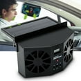 thumbnail image 1 of COFEST Car Circulator Exhaust Fan， Energy Saving Exhaust Fan， Car Radiator， Exclude The Peculiar Smell Inside The Car & Can Be Used for General Types Of Cars Black, 1 of 6