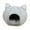 Gris m, variante sur Niche Intérieure Adorable pour Chat, Maison pour Animal avec Coussin Intérieur Amovible, Lit pour Chat, Maison pour Dormir, Rouge m