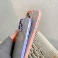 thumbnail image 4 of Cute Tulips Candy Color Edge Clear Soft  for iPhone Case (Purple,iPhone 14), 4 of 7