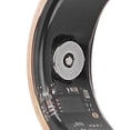 thumbnail image 2 of Fitness Tracker Smart Ring, Stainless Steel, IP68 Waterproof, with Real-Time Tracking, Step Counter and App, Silver and Gold, Inner Diameter 17.3mm, 2 of 4