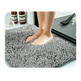 thumbnail image 4 of Cterwk Soft Plush Chenille Absorbent Carpets Bath Mat Washable Non Slip Bath Rugs for Bathroom, Shower, Kitchen, 15" x 23", 4 of 7