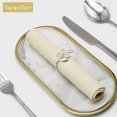 thumbnail image 3 of Napkin Rings, Creative Leaf Metal Napkin Rings (9pcs), 3 of 4