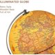 thumbnail image 3 of Globo terráqueo iluminado para niños con soporte de madera, LED incorporado para vista nocturna iluminada Antique G, 3 of 4