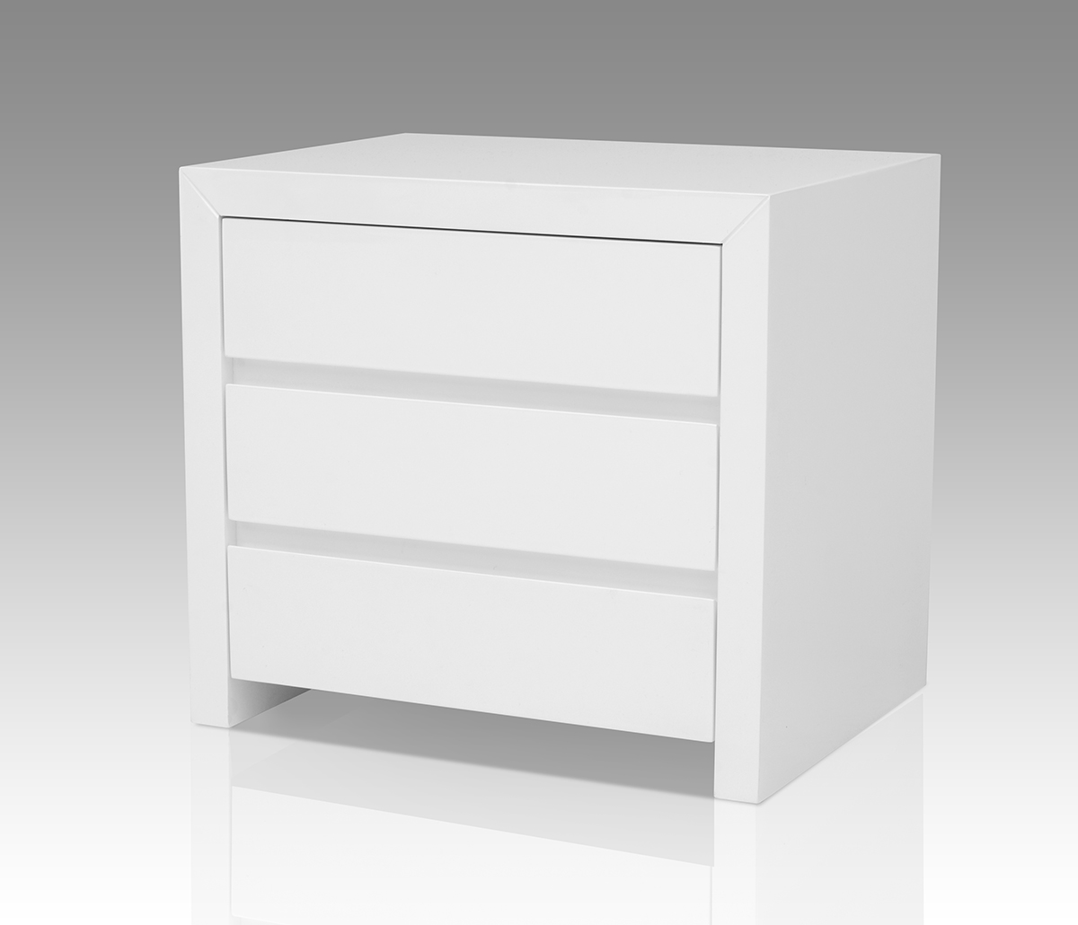 VIG Furniture Modrest Bonita Modern White High Gloss 2Drawer