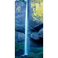 thumbnail image 2 of Leahy, Ike 18x32 Black Ornate Wood Framed with Double Matting Museum Art Print Titled - Latourell Falls, 2 of 4