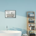 thumbnail image 2 of Stupell Industries Happiness Is A Bubble Bath Dog In Tub Word Design Graphic Art Black Framed Art Print Wall Art, 16x20, by Lori Deiter, 2 of 8