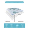 thumbnail image 4 of Twin XL Quilt Bedding Set, Turtle Coastal Reversible Summer Quilt 3 Pieces, Nautical Seaside Coral Starfish Conch Lightweight Bedspreads Coverlets with 2 Pillow Shams for All Seasons, 4 of 5