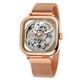 thumbnail image 1 of Reloj cuadrado para hombre, mecánico, acero inoxidable, esqueleto, impermeable, automático Abanopi Mirar, 1 of 5