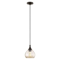 Livex Lighting - Art Glass - 1 Light Mini Pendant in Coastal Style - 7 Inches