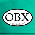 thumbnail image 2 of CafePress - OBX Outer Banks, NC Oval Cap - Adjustable 100% Brushed Unisex Casual Cotton Baseball Cap, Beige, 1, 2 of 2