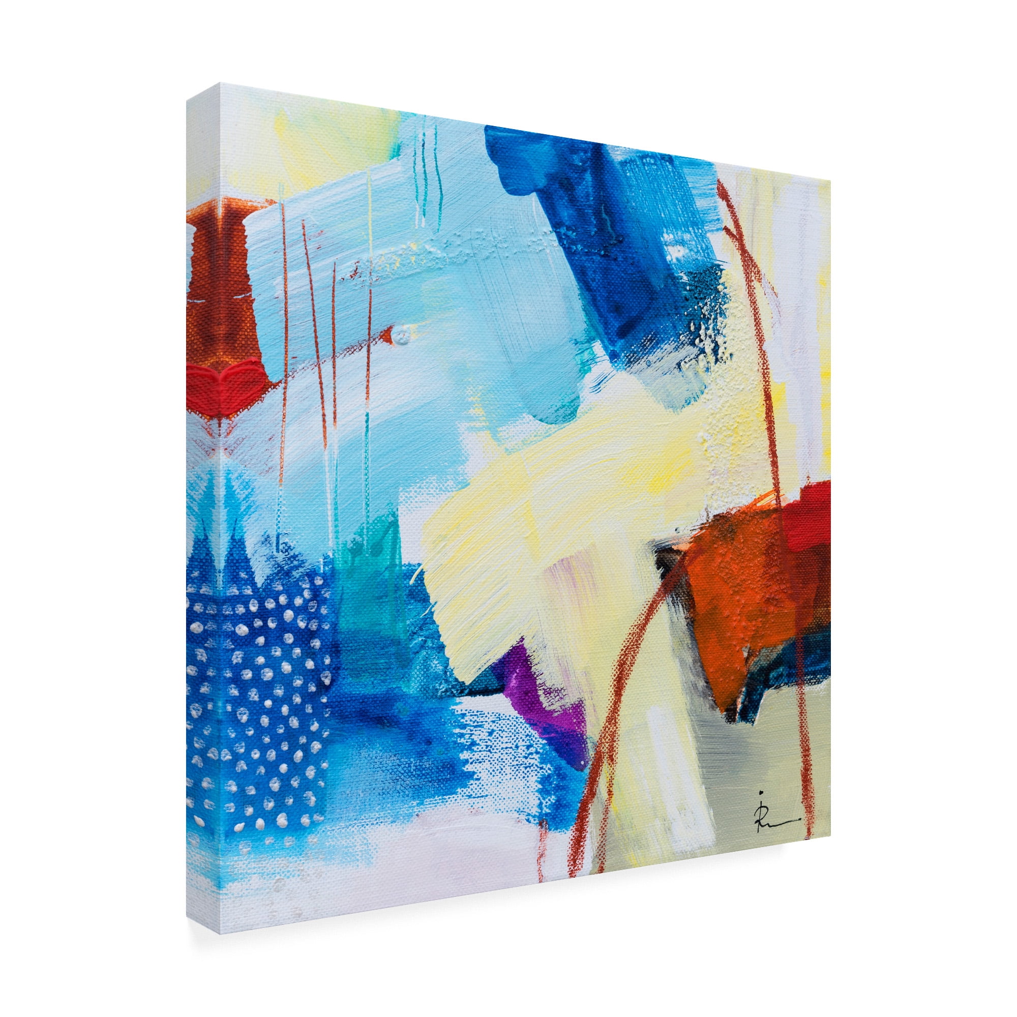Trademark Fine Art 'Ira Ivanov Paint Expression Study 20' Canvas Art by Ira Ivanov