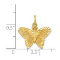thumbnail image 4 of FB Jewels 14K Yellow Gold Butterfly Charm, 4 of 4