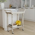 thumbnail image 2 of Butler Danielle Marble Serving Cart in Gray, 2 of 7