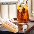 thumbnail image 6 of Ice Cube Trays, Easy Release Stackable Ice Cube Making Mold for Cocktails with Lid, Ice Cube Making Gadget for Whiskey, Tequila, Vodka, Bar Tool, 6 of 8