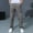 aa10-Grey, variant on Boys Dress Pants Black Boys Pants Wide Leg Casual Pants Elastic Waist Preppy Trousers with Pocket Summer Solid Comfy Joggers