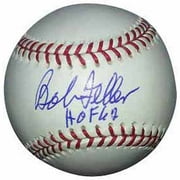 Autographed Baseball - Bob Feller Clevel