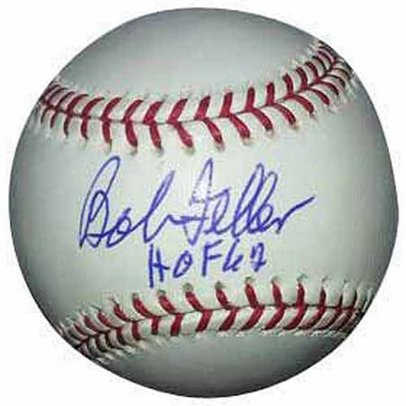 Autographed Baseball - Bob Feller Clevel