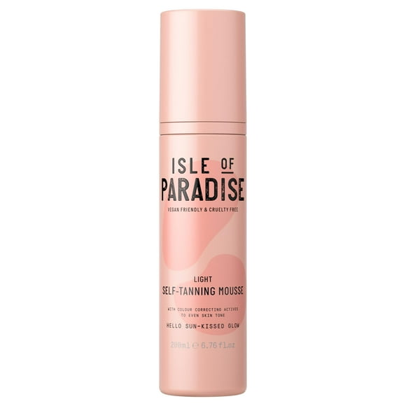 Mousse autobronceadora Isle of Paradise Light 200 ml Vegan