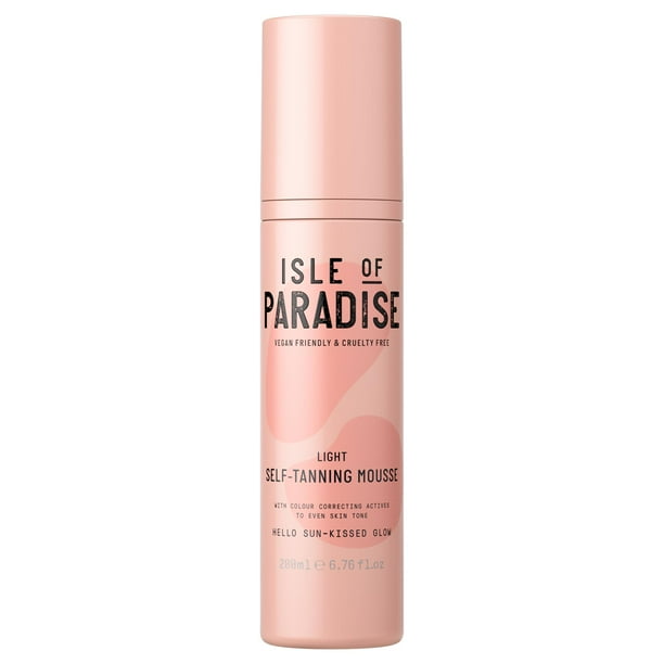Mousse autobronceadora Isle of Paradise Light 200 ml Vegan