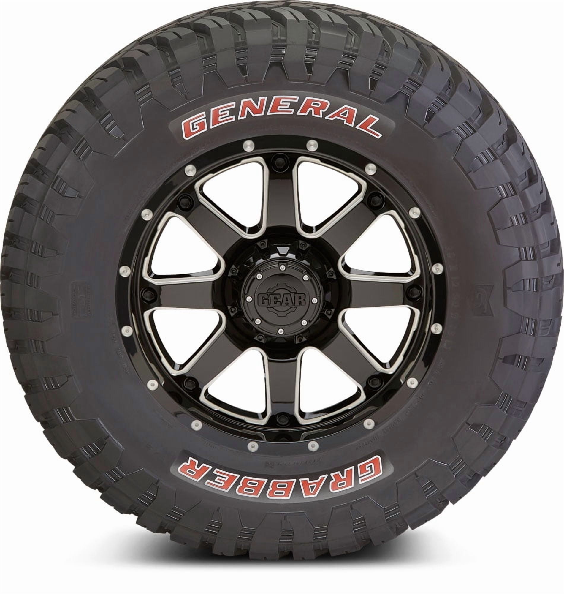 Set of 4 General Grabber X3 33X10.50R15/6 114Q Tires