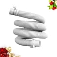 thumbnail image 3 of Shisuyan Universal 1Set White Straight PVC Washer Discharge Hose 40in, 3 of 8