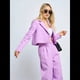 thumbnail image 4 of Conjuntos de 2 Piezas para Mujer: Blazer Elegante, Chaqueta, Pantalón Recto de Cintura Alta, Conjunto Informal de Negocios. Púrpura XXL, 4 of 10