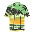 thumbnail image 5 of Xixinqiwan Bowling Shirts for Men Hawaiian Printed Short Sleeve Casual Button Down Shirts Tropical Vacation Beach Oufits, 5 of 5