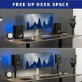thumbnail image 5 of VIVO Universal Black Steel Clamp-on Desk / Table Speaker Stands, 2 Pack, 5 of 9