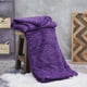 thumbnail image 3 of HOME SOFT THINGS COBIJA COLLEEN DE PELO SINTÉTICO TIPO ANIMAL, MANTA DE LUJO SUAVE Y ACOGEDORA, 152x177CM, MORADO., 3 of 6